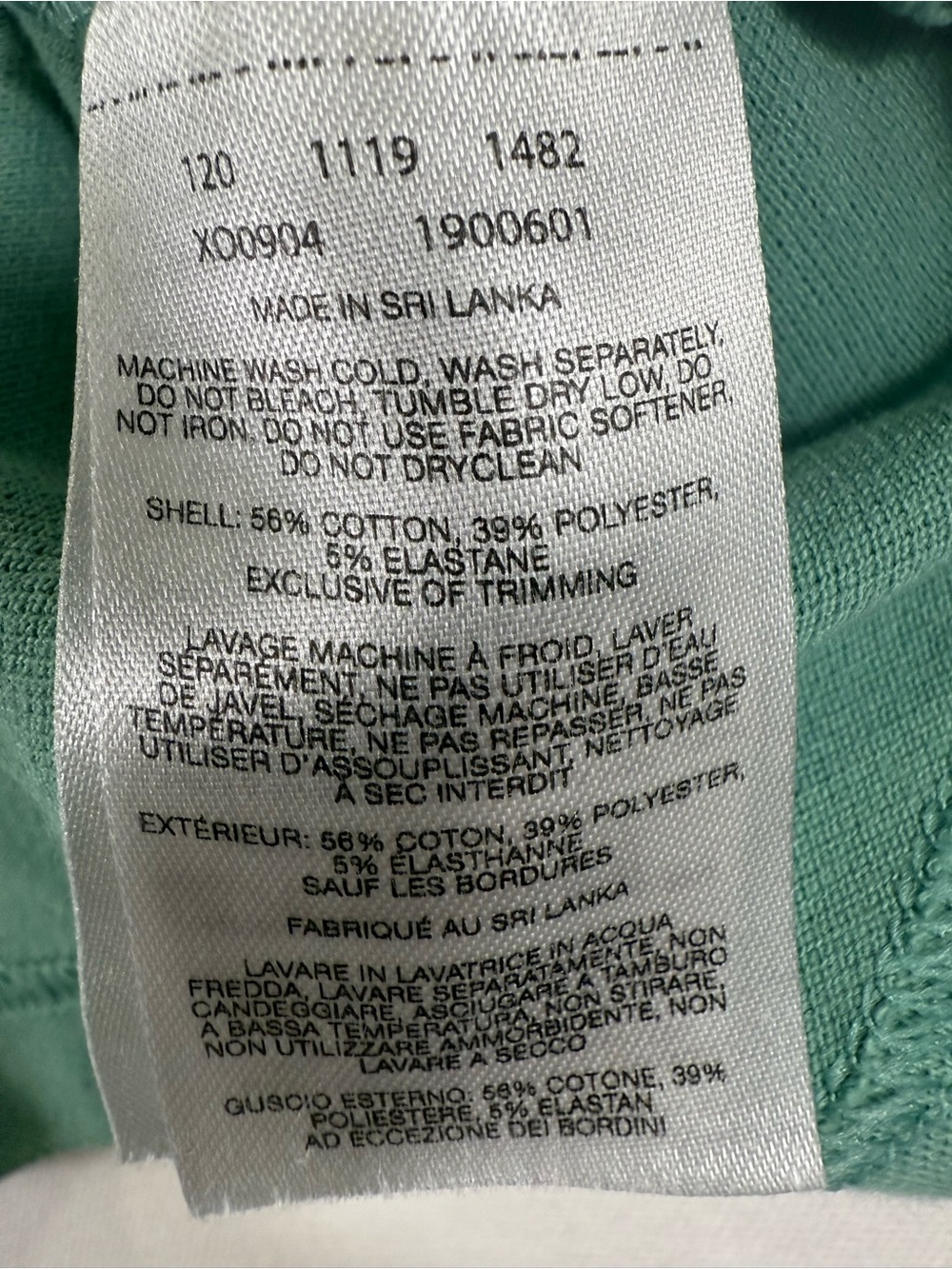 Columbia Men’s Polo Shirt - Teal Green - Picture 8 of 15